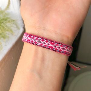 Boho Western Pink ╳<>╳ Woven Bracelet